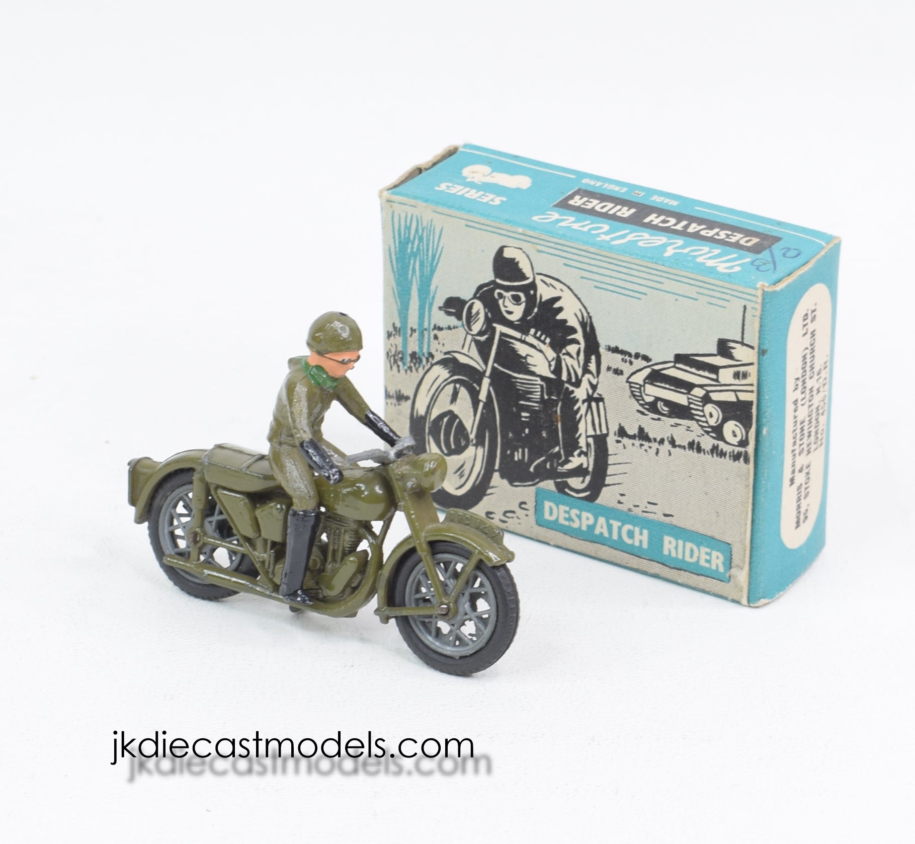 Morestone Army Dispatch Rider Virtually Mint/Boxed – JK DIE-CAST MODELS