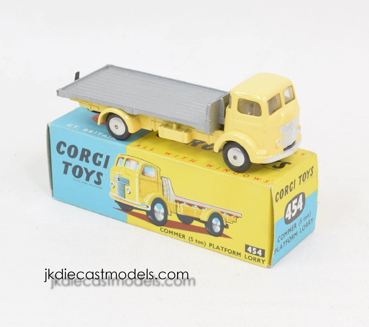 Corgi toys 454 Commer Platform Lorry Virtually Mint/Nice box 'Lansdown Collection'