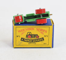 Matchbox Lesney 1 Road roller Virtually Mint/Nice box