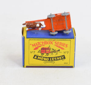Matchbox Lesney 7 Horse drawn milk float Virtually Mint/Nice box