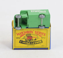 Matchbox Lesney 17 Removal van Virtually Mint/Nice box