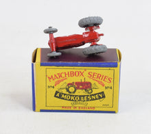 Matchbox Lesney 4 Massey tractor Virtually Mint/Nice box