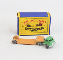 Matchbox Lesney 27 Low loader Virtually Mint/Nice box