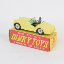 Dinky toys 105 Triumph Tr2 Virtually Mint/Nice box
