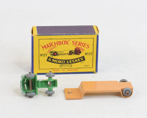 Matchbox Lesney 27 Low loader Virtually Mint/Nice box