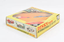 Dinky toys 246 International GT Gift set Virtually Mint/Boxed 'BGS Collection'