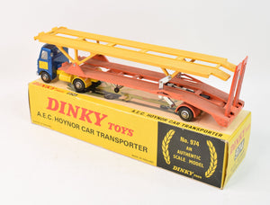 Dinky toy 974 A.E.C Hoyner Very Near Mint/Boxed (Dark yellow)