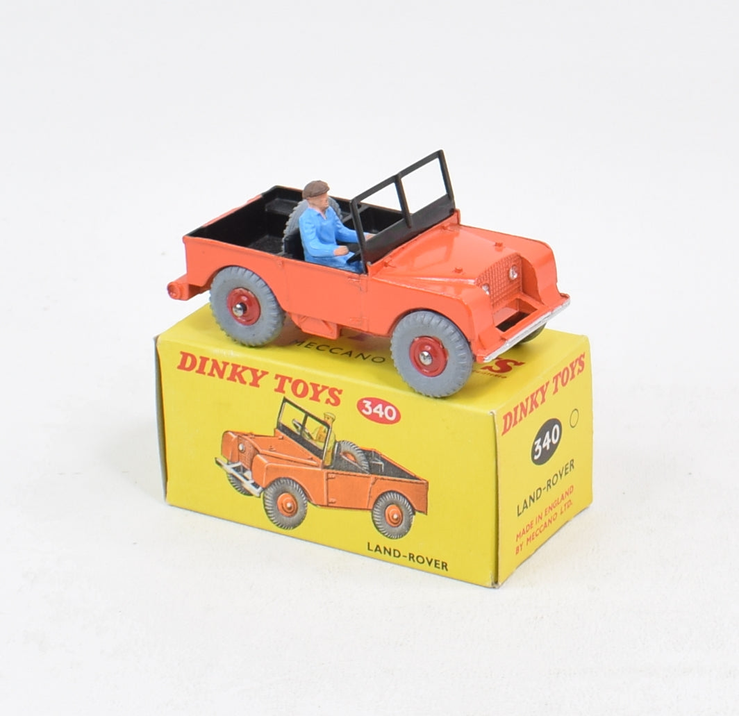 Dinky toy 340 Land-Rover Virtually Mint/Boxed (Black interior) 'Lansdown Collection'
