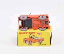 Dinky toy 340 Land-Rover Virtually Mint/Boxed (Black interior) 'Lansdown Collection'