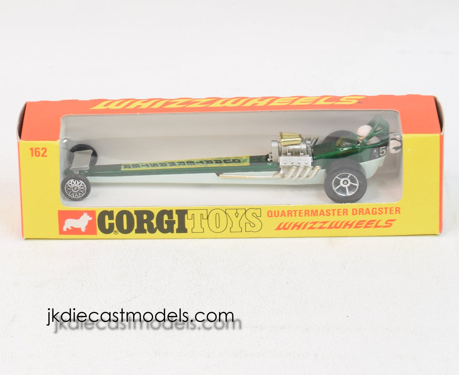 Corgi toys 162 Quartermaster Dragster Virtually Mint/Lovely box