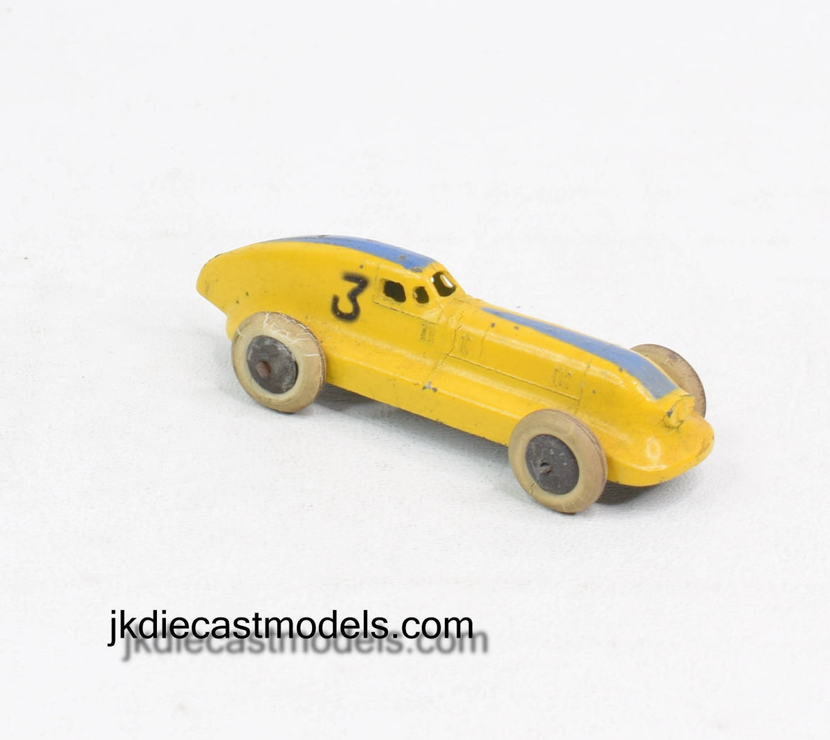 Pre war Dinky toy 23b Hotchkiss Racing car Very near mint 'River Rhine Collection'
