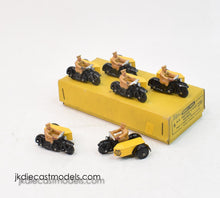 Dinky toy 270 A.A Motor Cycle Patrol Trade pack of 6 Virtually Mint/Boxed