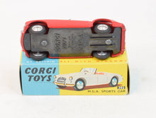 Corgi Toys 302 M.G.A Sports Car Virtually Mint/Nice box