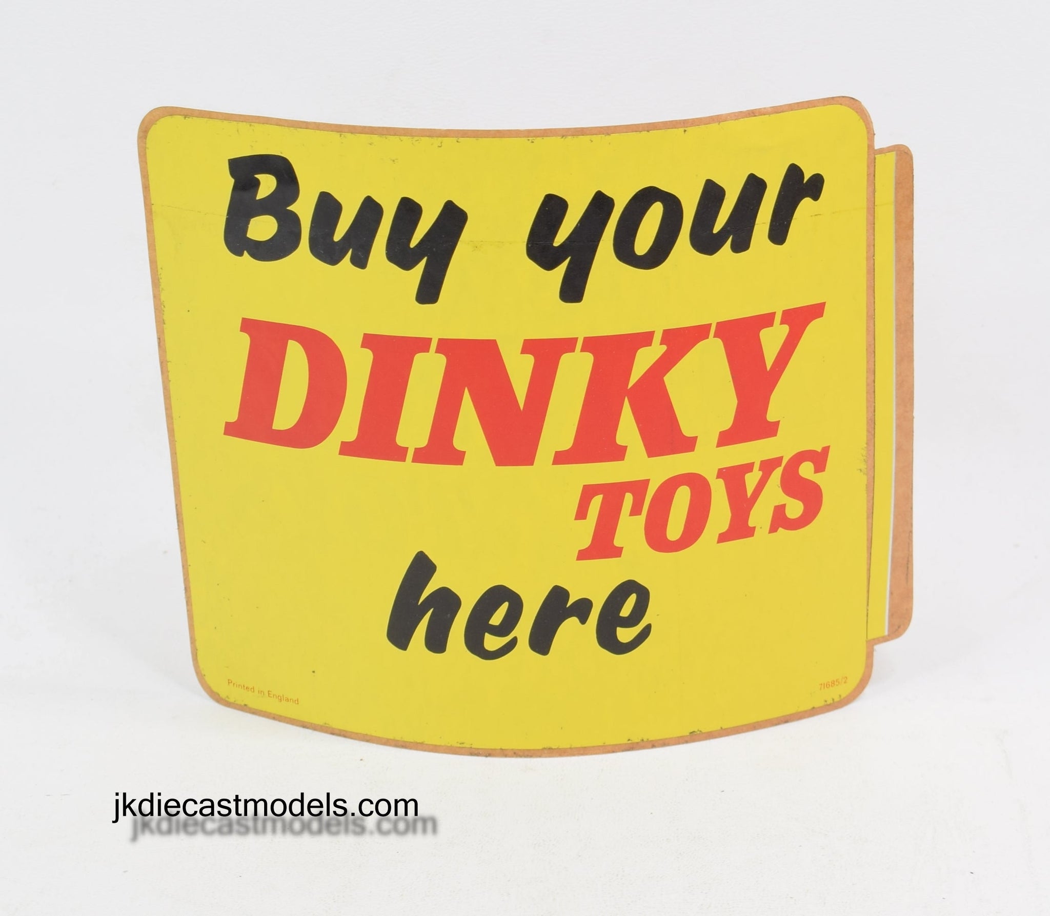 Dinky toy shop display sticker 71685/2 – JK DIE-CAST MODELS