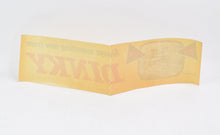Dinky toy 'AS SEEN ON TV' and 'ALWAYS SOMETHING NEW' shop display sticker 71648/3 (No.2)