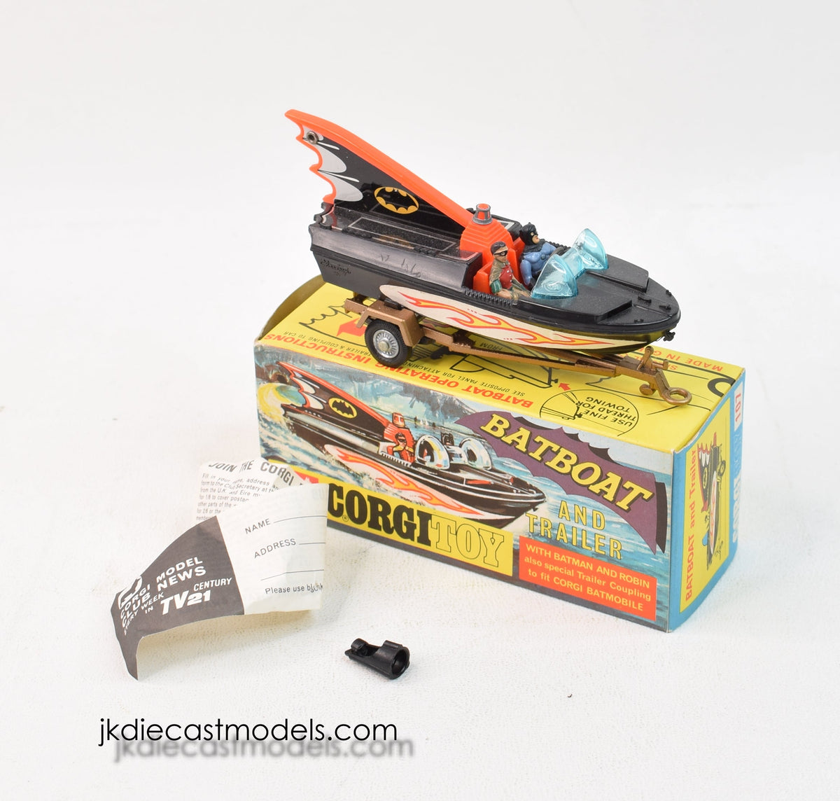 Corgi toys 107 Batboat Virtually Mint/Nice box