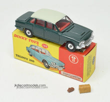 Dinky toys 135 Triumph 2000 Promotional Virtually Mint/Boxed (Conifer green & cactus).