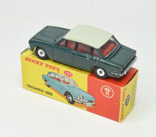 Dinky toys 135 Triumph 2000 Promotional Virtually Mint/Boxed (Conifer green & cactus).