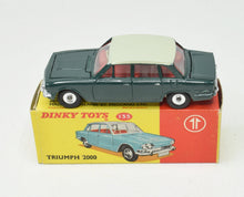 Dinky toys 135 Triumph 2000 Promotional Virtually Mint/Boxed (Conifer green & cactus).
