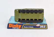 Dinky toys 353 SHADO 2 Mobile Virtually Mint/Boxed (Unley) (Dark green base)