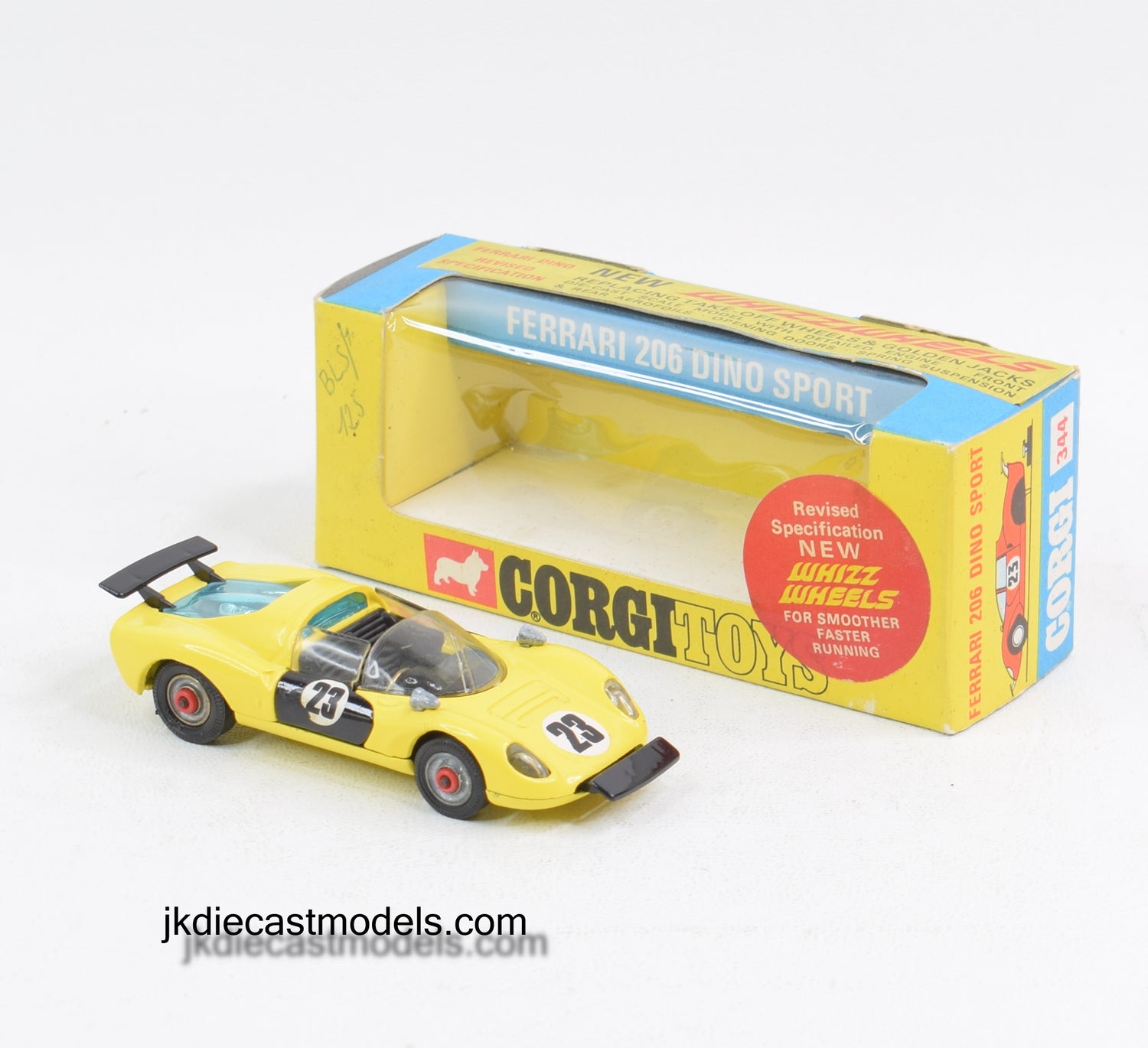 Corgi toys 344 Ferrari 206 Dino Virtually Mint/Boxed ''The Winchester Collection''