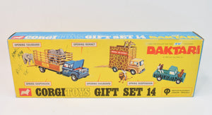 Corgi toys Gift set 14 Daktari Virtually Mint/Boxed ''The Winchester Collection''