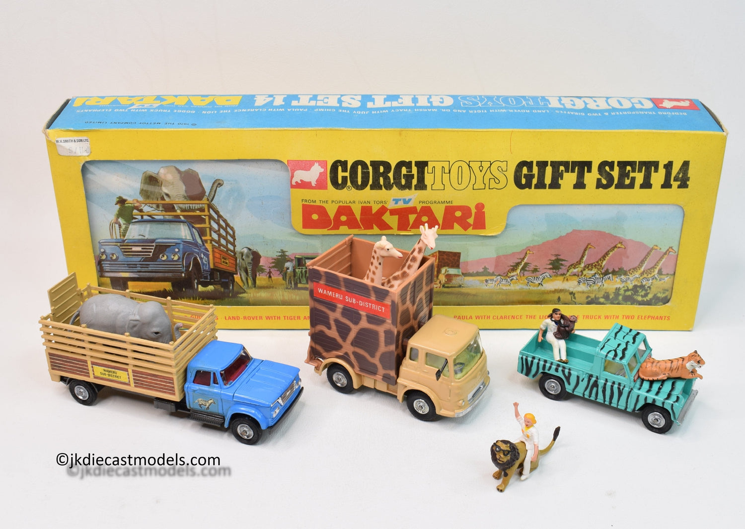 Corgi toys Gift set 14 Daktari Virtually Mint/Boxed ''The Winchester Collection''