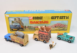 Corgi toys Gift set 14 Daktari Virtually Mint/Boxed ''The Winchester Collection''