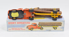 French Dinky 897 Willeme Tractor log carrier Virtually Mint/Boxed 'BGS Collection'