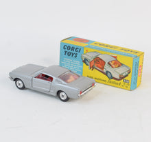 Corgi toys 320 Mustang Virtually Mint/Nice box (Shaped hubs)