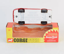 Corgi toys 391 James Bond Ford Mustang Virtually Mint/Nice box