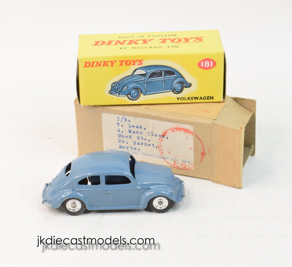 Dinky Toys 181 VW Virtually Mint/Boxed (Nabisco Promo)