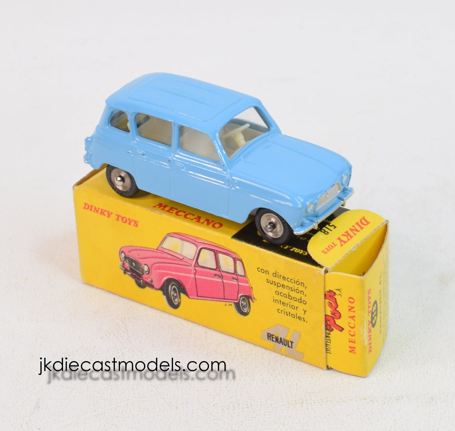 Dinky Toys / Atlas - RENAULT 4L R4 rouge réf. 518 Neuf NBO 1/43 Dinky Toys / Atlas - RENAULT 4L R4 rouge réf. 518 Neuf NBO 1/43
