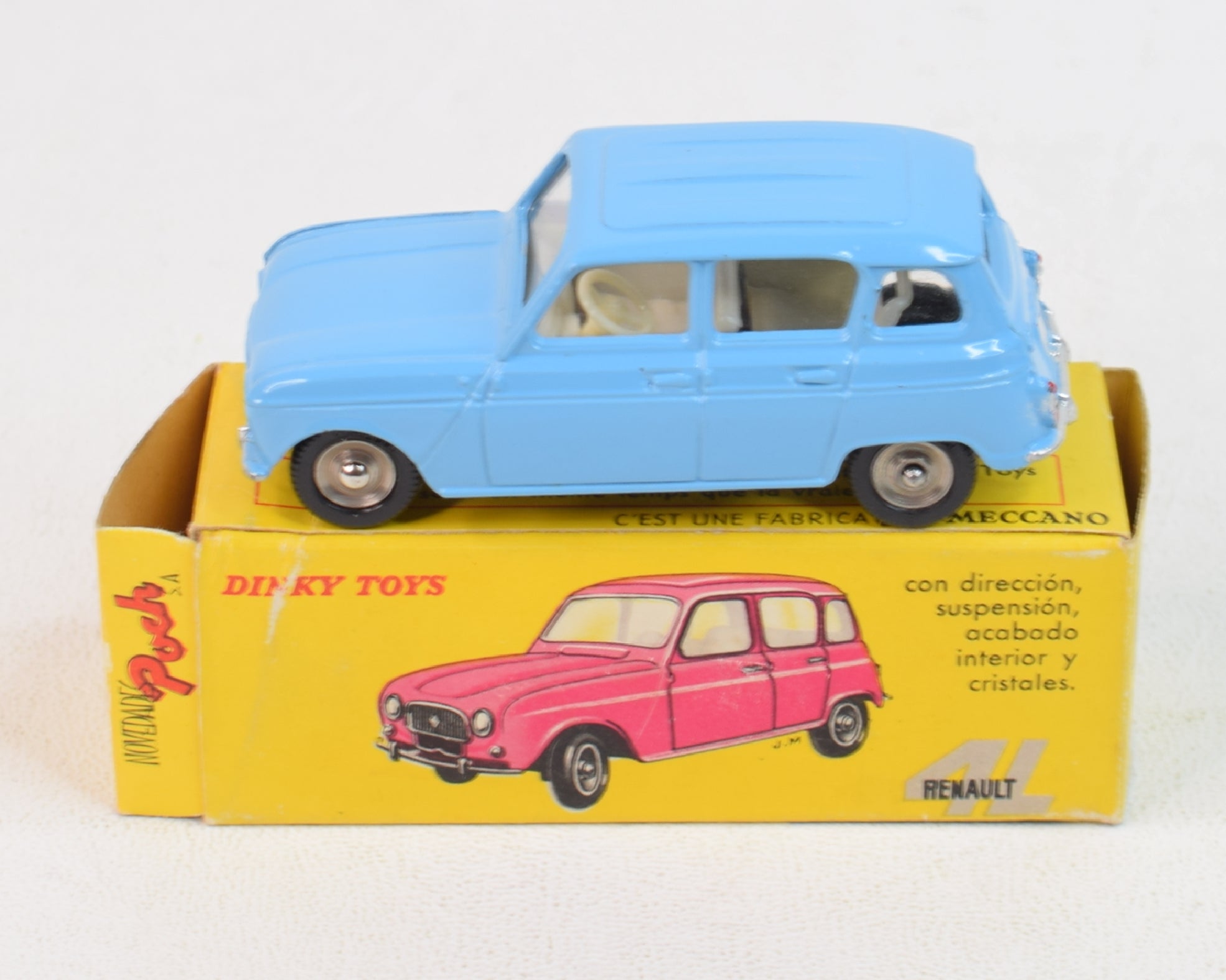 DINKY TOYS RENAULT 4L Ref 518 Made In Spain Boite D'origine Meccano EUR DINKY TOYS RENAULT 4L Ref 518 Made In Spain Boite D'origine Meccano EUR