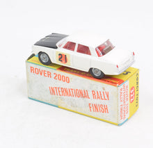 Corgi toys 322 Rover 2000 'International Rally Finish' Virtually Mint/Boxed