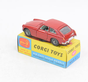 Corgi Toys 327 M.G.B GT Virtually Mint/Nice box