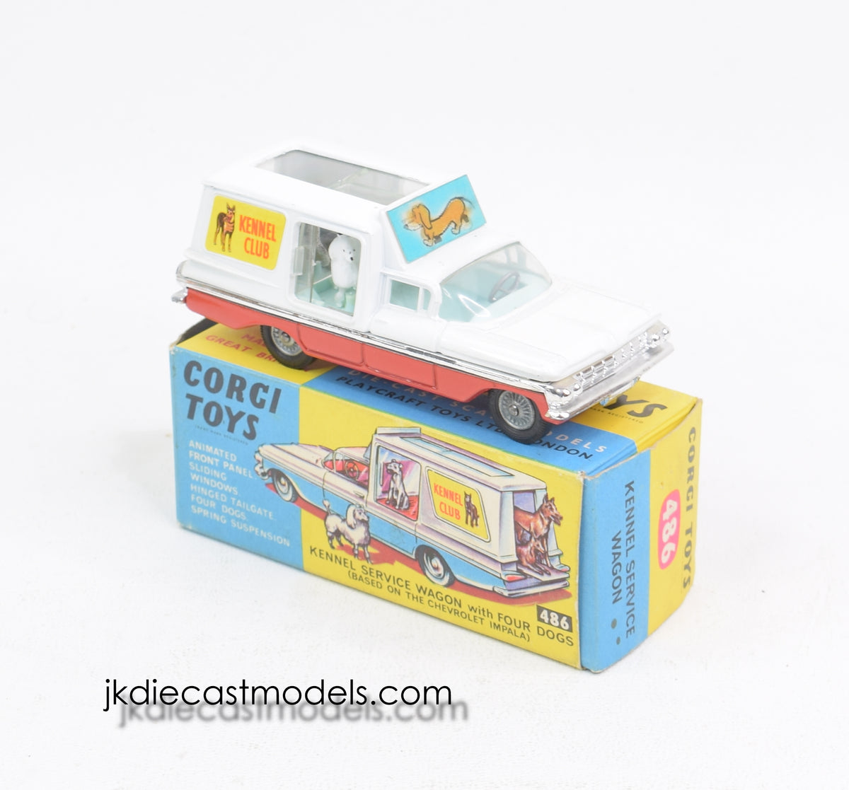 Corgi Toys 486 Kennel Service Wagon Virtually Mint/Boxed