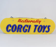 Corgi toys - illuminated - double sided hanging  - point of sale