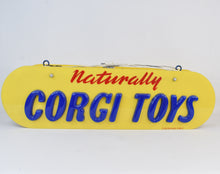 Corgi toys - illuminated - double sided hanging  - point of sale