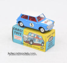 Corgi toys 227 Mini-Cooper Competition Virtually Mint/Nice box (RN3)