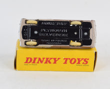 Dinky Toys 24D Plymouth Belverdere Virtually Mint/Nice box (J.C)