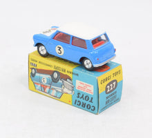 Corgi toys 227 Mini-Cooper Competition Virtually Mint/Nice box (RN3)