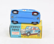Corgi toys 227 Mini-Cooper Competition Virtually Mint/Nice box (RN3)