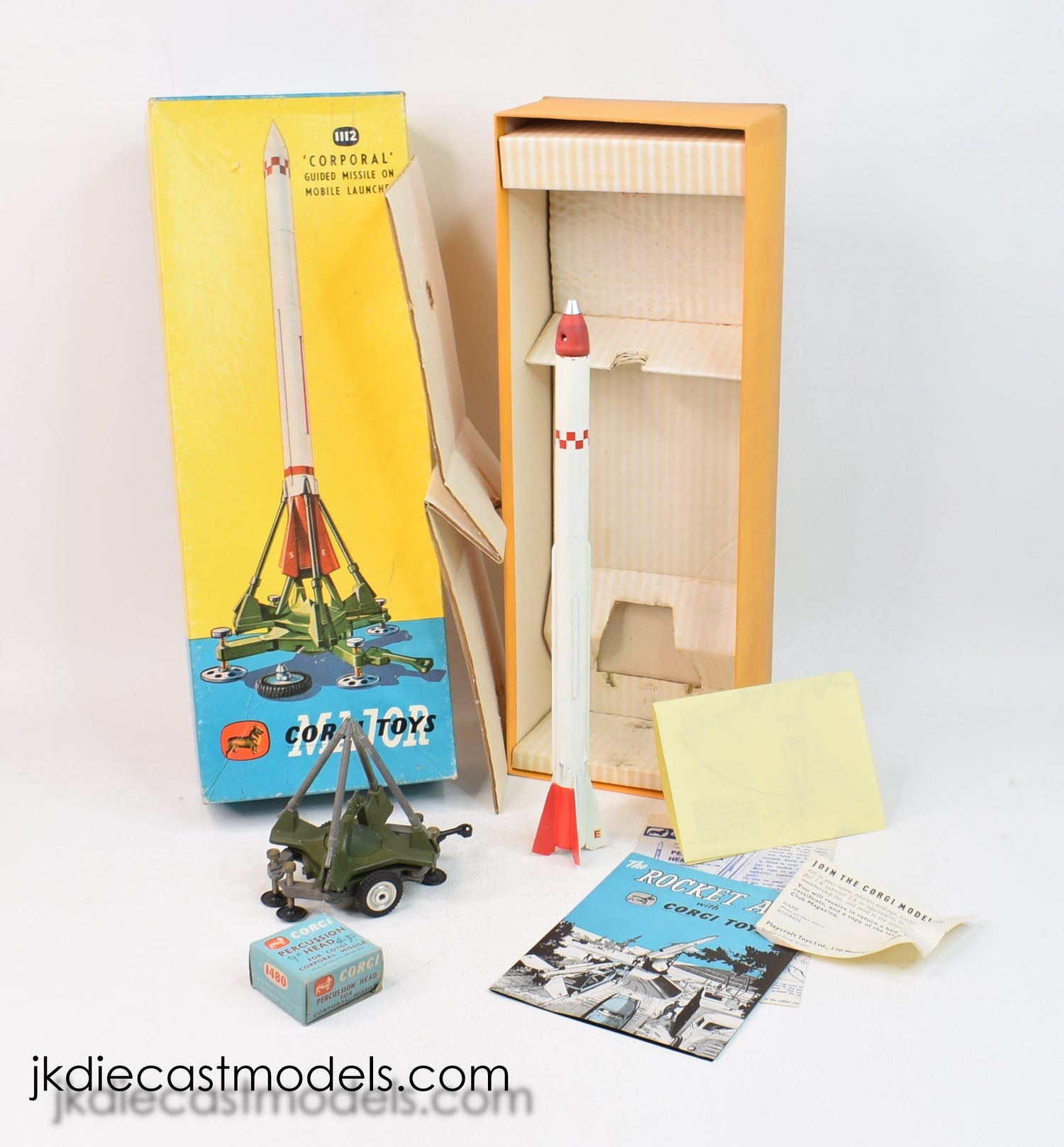 Corgi toys 1112 Corporal Guided Missile mobile launcher Virtually Mint/Boxed (MW)