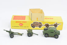 Dinky 697 Pounder Field Gun set Virtually Mint/Boxed 'River Rhine' Collection