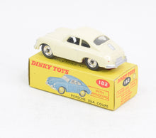Dinky 182 Porsche 356A Coupe Virtually Mint/Nice box (Spun Hubs)