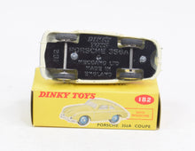 Dinky 182 Porsche 356A Coupe Virtually Mint/Nice box (Spun Hubs)