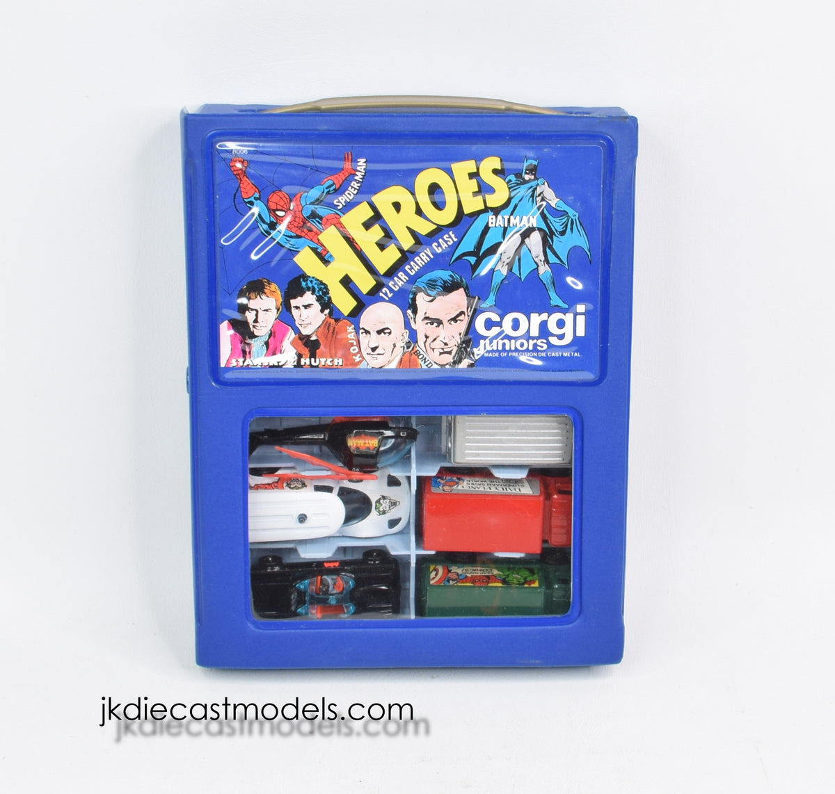 Coffret Corgi Juniors Heroes - Reeves USA - 007, Batman, Spiderman