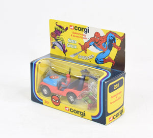 Corgi 261 Spider-Man Spiderbuggy & Green Goblin Virtually Mint/Nice box ''The Winchester Collection''