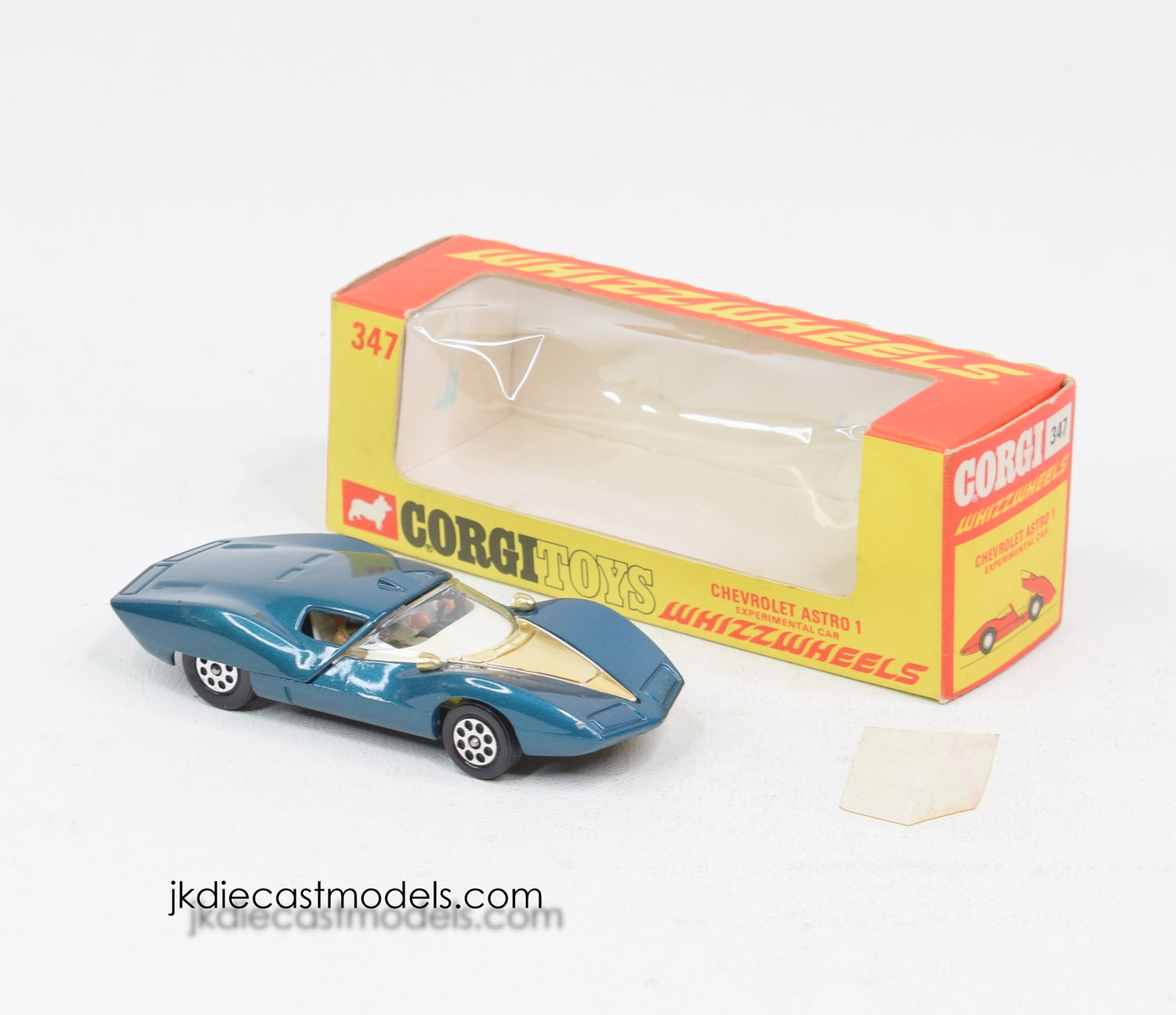 Corgi toys 347 Chevrolet Astro 1 Experimental car Virtually Mint/Nice box ''The Winchester Collection''